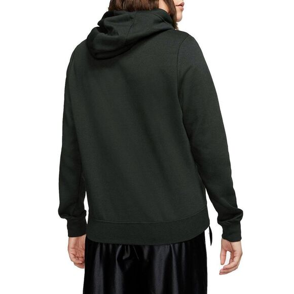 New! NIKE Glitter Logo Fleece Hoodie Sweatshirt Sweater Size XS Color Black Gold - Picture 4 of 7